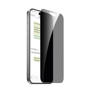 Puro Privacy apsauginis stiklas, skirtas Apple iPhone 16 Pro Max / 15 Pro Max