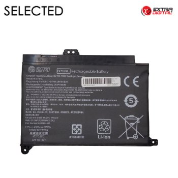 Extra Digital NB461349 nešiojamojo kompiuterio baterija HP BP02XL, 4500mAh