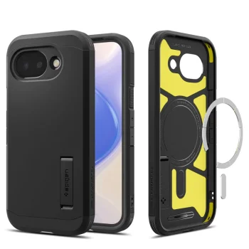 Spigen Tough Armor Mag MagSafe dėklas Google Pixel 10A, juodas
