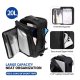 Tech-Protect Defender S50 15.6\" nešiojamojo kompiuterio kuprinė (20L), juoda