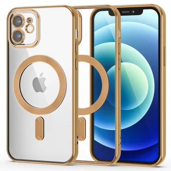 Tech-Protect MagShine dėklas iPhone 11 telefonui su MagSafe, auksinis