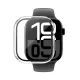 AmazingThing Radix Glass dėklas Apple Watch 46mm, skaidrus