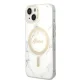 Guess GUBPP14SHMEACSH dėklo ir įkroviklio rinkinys iPhone 14, baltas
