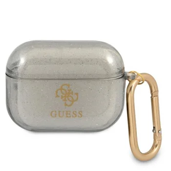 Guess GUAPUCG4GK Glitter Collection Case for AirPods Pro, Black