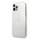 Guess iPhone 12 Pro Max dėklas 4G 3D Pattern Collection, skaidrus