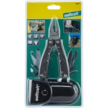 Daugiafunkcis įrankis Wolfcraft 13 in 1, sidabrinis