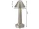 Wireless Touch Control Table Lamp, 3 Light Modes, Silver