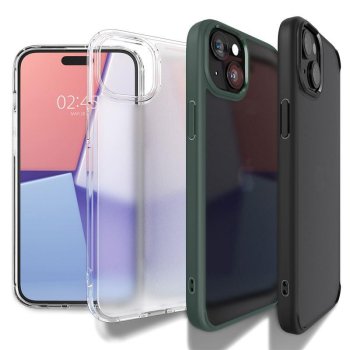 Spigen Ultra Hybrid Case for iPhone 15 Plus, Red