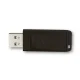 USB atmintinė Verbatim Store n Go Slider, 64 GB, USB 2.0, juoda