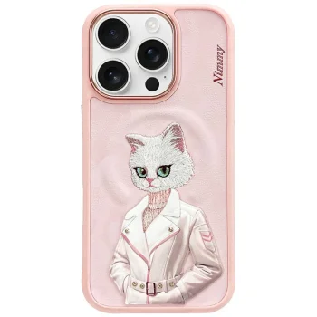 Nimmy dėklas iPhone 16 Pro Max telefonui su MagSafe, rožinis