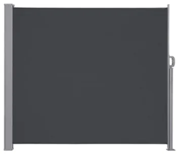 Ištraukiama šoninė markizė LUARO KX3218, 160x300 cm, tamsiai pilka
