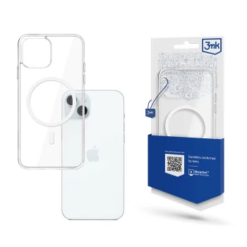 3Mk Protection Mag Case dėklas, skirtas Apple iPhone 15 Plus, skaidrus