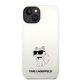 Karl Lagerfeld Silicone Choupette MagSafe dėklas, skirtas iPhone 14 Plus, Baltas