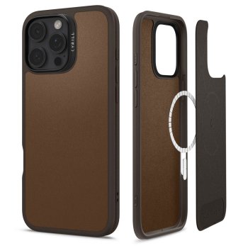 Spigen Cyrill Kajuk Mag dėklas iPhone 16 Pro Max, rudas