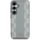 DKNY odinis dėklas Checkered Pattern MagSafe skirtas Samsung Galaxy S25 taupe