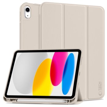 Tech-Protect SC Pen dėklas, skirtas iPad 10.9" 2022, smėlio spalvos