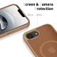 Tech-Protect BasicMag MagSafe dėklas skirtas iPhone 16e / 17e, rudas