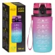 4Fizjo motyvacinė sportinė gertuvė, 500 ml, rožinė / mėlyna