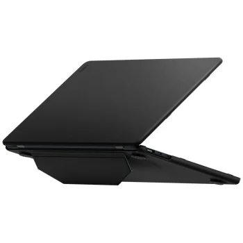 Apsauginis dėklas su stovu Uniq Lyden Versa, skirtas MacBook Air 13" (2022-2026), juodas