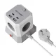 BlitzWolf BW-EC1 ilgintuvas 4x AC, 2x USB-A, 2x USB-C 1.8m