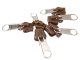 Fix a Zipper Repair Kit, 6 pcs, Brown