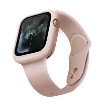 Apple Watch Series 4 / 5 / 6 / SE 44 mm Uniq Etui Lino Case Cover, Pink