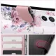 Samsung Galaxy M34 5G Tech-Protect Wallet Book Case Cover, Pink Flowers
