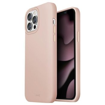 Apple Iphone 13 Pro 6,1" Uniq Etui Lino Hue Magsafe Case Cover, Pink