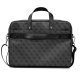 Guess Saffiano 4G Triangle Logo krepšys nešiojamam kompiuteriui iki 16\", juodas