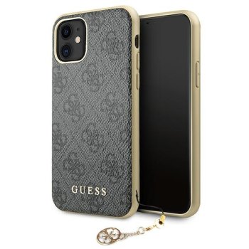 Guess iPhone 11 / XR Case 4G Charms Collection, Grey