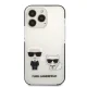 Karl Lagerfeld Karl&Choupette dėklas iPhone 13 / 13 Pro, baltas