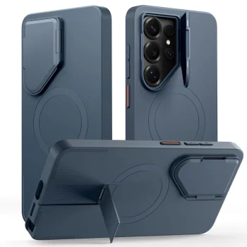 Tech-Protect Kevlar Aura MagSafe dėklas Samsung Galaxy S26 Ultra, tamsiai mėlynas