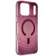 Dėklas Uniq Coehl Vela Magnetic Charging skirtas iPhone 18 Pro Max / 17 Pro Max, bordo