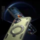 Dėklas Hybrid Armor Trendy su MagSafe iPhone 16 Plus, žalias