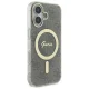 Guess IML 4G MagSafe dėklas telefonui iPhone 16 6.1\", rudas