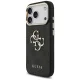Guess 4G Big 4G Classic Logo dėklas, skirtas iPhone 17 Pro / 18 Pro, juodas