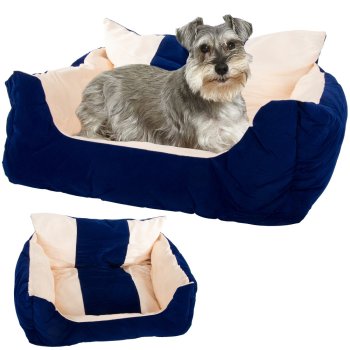 Soft Pet Bed for Dogs and Cats, Size M, 64x46 cm