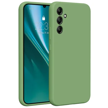 „Etteri Silicone Case“ dėklas, skirtas „Samsung Galaxy A34 5G“, šviesiai žalias