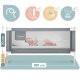 Nukido NK-227 Bed Safety Rail, 180 cm, Grey