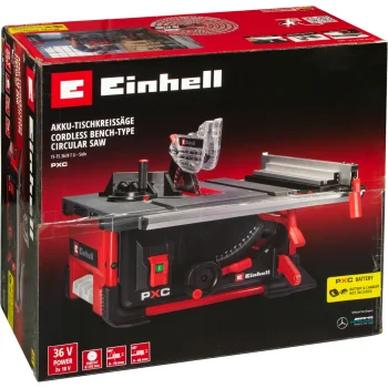 Akumuliatorinis stalinis pjūklas Einhell TE-TS 36/8 T Li, 2x18V, 210 mm