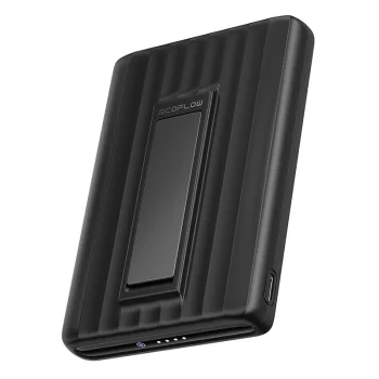 EcoFlow RAPID Magnetic išorinė baterija, 10000 mAh, 7.5 W, juoda