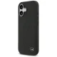Mercedes dėklas iPhone 17 telefonui Leather Large Laurel Leave MagSafe, juodas