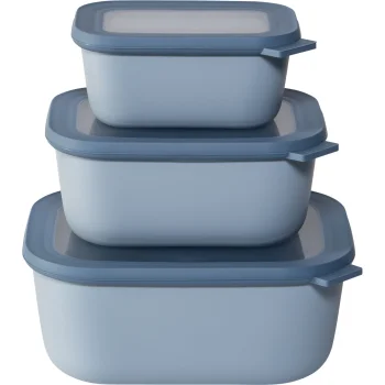 Maisto indelių rinkinys Mepal Cirqula, 3 vnt., nordic blue