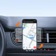 Mechaninis automobilinis telefono laikiklis Joyroom JR-ZS283 į groteles, juodas
