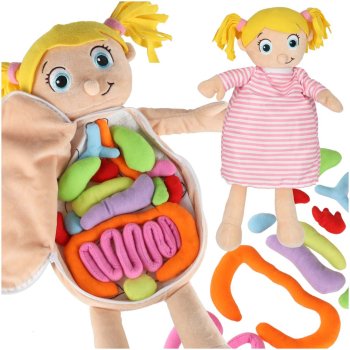 Edukacinė anatominė lėlė mergaitė (48 cm)