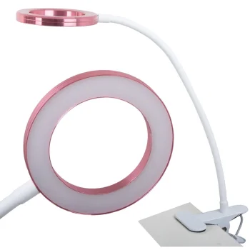 24 LED stalo lempa su segtuku, baltas/rožinis