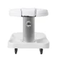 Azzurro White Pedicure Bowl Trolley with Adjustable Footrest