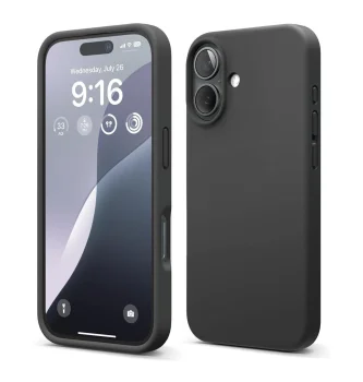 Tfo Matt TPU dėklas, skirtas iPhone 16 Plus, juodas