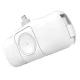 Išorinė baterija Wozinsky WF16-YLS 5000 mAh 15W su Lightning, USB-C laidu ir Apple Watch įkrovikliu, balta
