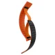 Laikrodžio dirželis Spigen Athlex Air M, skirtas Apple Watch 44/45/46/49 mm, juodas / oranžinis